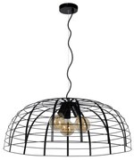 Lucide 45449/76/30 - Csillár zsinóron ELODIE 3xE27/40W/230V fekete