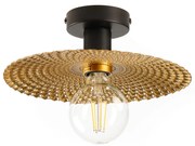 ONLI - Mennyezeti lámpa GOLDEN 1xE27/22W/230V átm. 28 cm arany/fekete