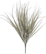 Műdíszítő sötétzöld fűcsomó, 20 x 15 x 50 cm