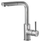 ALVEUS 1135366 - Sara kihúzható zuhanyfejes mosogató csap 29,7 cm szatén