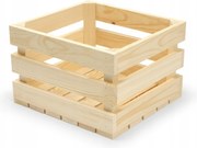 Nagy Fa Láda 30x25x20 Játékoknak Diy Bútor Polc Tároló Doboz Rendszerező