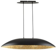 Csillár zsinóron GONDOLA 2xE27/60W/230V fekete/arany