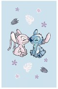 Disney Lilo és Stitch, a csillagkutya Light blue kéztörlő, arctörlő, törölköző 30x50cm