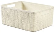 Curver Tároló kosár JUTE M, bézs