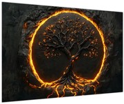 Kép – Életfa lávában II. (90x60 cm)