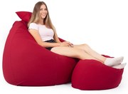 Bordó ALL IN XXL Babzsákfotel Garnitúra