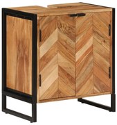 tömör akácfa fürdőszobaszekrény 55 x 35 x 60 cm