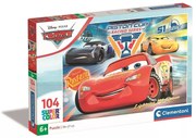 Disney Verdák Racing Series 104 db-os puzzle Clementoni