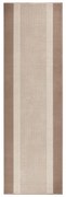Basic bézs-barna futószőnyeg, 80 x 200 cm - Hanse Home