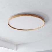 Brilagi - LED dimmelhető lámpatest ALSON LED/72W/230V 3000-6500K, tölgy, Ø 78 cm + távirányító