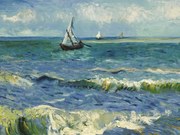 Reprodukció The sea at Saintes-Maries-de-la-Mer, Vincent van Gogh