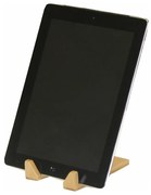 Tablettatartó Compactor Bamboo, természetes fa