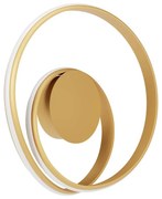 Redo 01-4355 - LED dimmelhető fali lámpatest TORSION LED/30W/230V arany