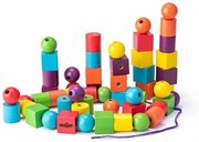 Woody fa maxi gyöngy készlet, 60 részes