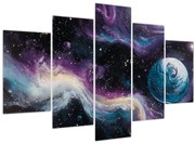 Kép - Festett univerzum (150x105 cm)