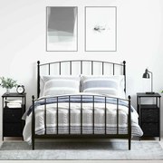 Éjjeliszekrény 2 pcs Musta tammi 30 x 60 x 60 cm Faanyag