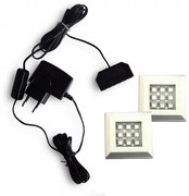 Rejtett LED világítás nappali bútorokhoz - 2 pontos hideg fehér Concept C1, C2, C3, C5, C9, C10, C11, C17, C35, C38, C75