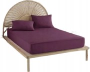 Kalit Gumis Lepedő Lila Pamut 100X200 Opa