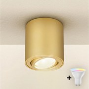 Brilagi - LED RGBW dimmelhető beépíthető spotlámpa MIA 1xGU10/4,8W/230V 84x80 mm arany