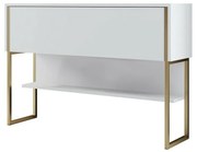 Luxe White and Gold komód