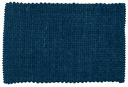 Sötétkék textil fürdőszobai kilépő 50x80 cm Covelo – Wenko