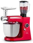 Klarstein Renata Rossa, konyhai robotgép, 3 az 1-ben 2000 W/2,7 PS, 10 L, rozsdamentes acél, BPA-mentes
