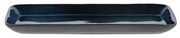 Kerámia szervírozó tálca 14x38 cm Gastro Dark Blue/Black – Bitz