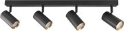 spotlámpa NICEA 4xGU10/10W/230V fekete