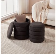 Eglo 424124 - KÉSZLET 2x Taburet AMPAHAKA átm. 33,5/40 cm fekete