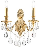 Ideal Lux - Fali kristály lámpa GIOCONDA 2xE14/40W/230V arany