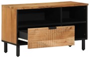 TV Szekrény 80x33,5x46 cm Tömör Akácfából