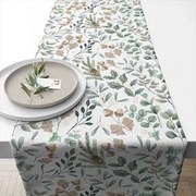 Karácsonyi pamut asztali futó Collection of Leaves 40x150 cm