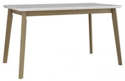Asztal Harry 80 x 140+180 VII (fehér + szonoma tölgy). 1058503