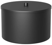 Tároló fémdoboz 12x17,5 cm fekete