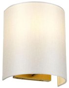 Elstead DL-COOPER-S-IV-AB - COOPER fali lámpa 1xE27/60W/230V arany