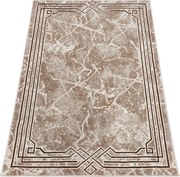 Szőnyeg 115x170 Modern Nappaliba Barna Csillogó