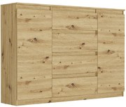 Tágas komód R-140-S4 - különböző színváltozatokban artisan
