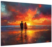 Kép - Séta a tengerparton (70x50 cm)