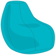 Türkiz Tini Babzsákfotel Huzat