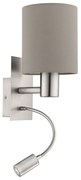 Eglo Pasteri 96478 falilámpa, 1x40W E27+3,5W LED, 3000K, 380 lm