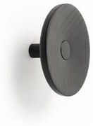 Fogas  Viefe ZOOT  gomb, 120mm, fa-alumínium, matt fekete + fekete lakkozott EI