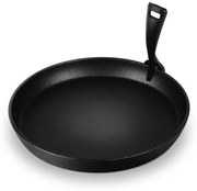 BerlingerHaus Öntöttvas kerek grill sütőlap levehető nyéllel (21 cm) Black Silver Collection  LP-BH-189