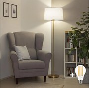 BRILAGI - LED állólámpa CERIA 1xE27/20W/230V átm. 45 cm fehér/arany