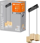 Ledvance - LED Dimmelhető csillár zsinóron DECOR WOOD 3xLED/7W/230V Wi-Fi