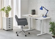 B-54 állítható magasságú íróasztal fehér/fehér