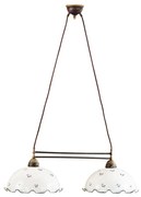 Kolarz 731.82.25 - Csillár zsinóron NONNA 2xE27/75W/230V kék