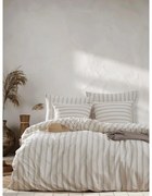 Bézs-krémszínű kétszemélyes ágyneműhuzat 200x200 cm Hamilton – Mijolnir