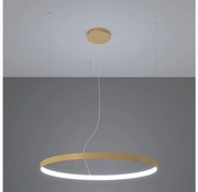 Thoro TH.217 - LED Csillár zsinóron RIO LED/30W/230V CRI95 4000K átm. 55 cm arany