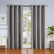 4Home Manila sötétítő függöny szürke, 150 x 250 cm