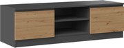 RTV120 TV állvány, antracit-tölgy